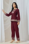 Alzane By Nsf Premium Cotton Fabric With Embroidery Work Co Ord Set Wholesale In India